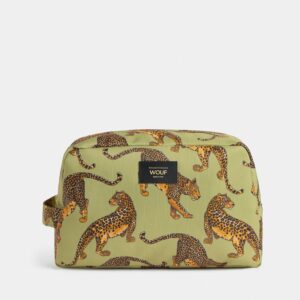 Wouf Avo Leopard - Büyük Makyaj Çantası
