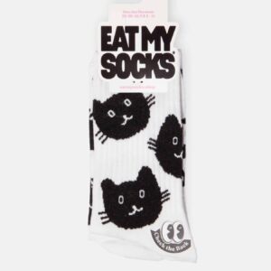 Eat My Socks Cat Yetişkin Çorap