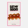 Eat My Socks Teddy Bear Klipsli Toka