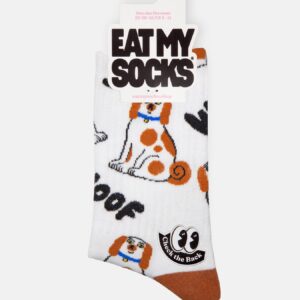 Eat My Socks Dogs Brown Yetişkin Çorap
