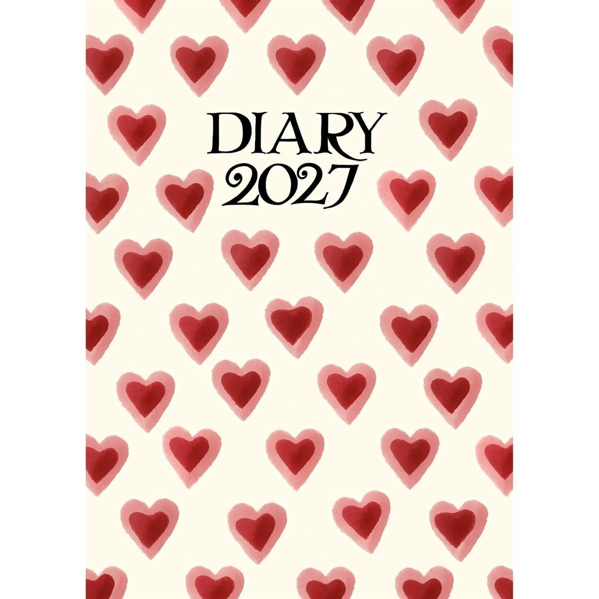 Emma Bridgewater Double Hearts A6 2027 Haftalık Ajanda