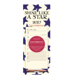 Emma Bridgewater Blue Star 2027 Mıknatıslı Takvim