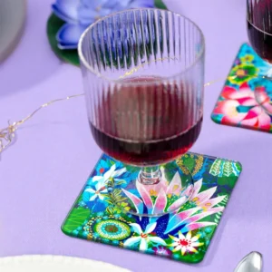 Set Of 4 Coasters Sous Verre 300x300